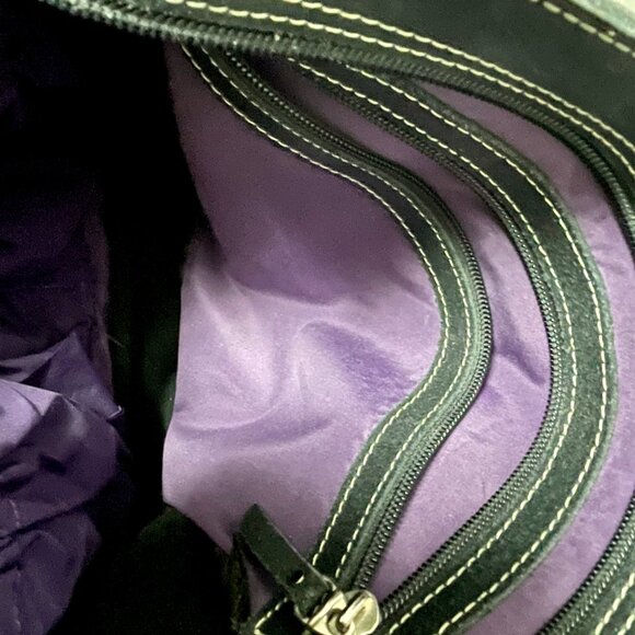 Yo Reinare Black Leather Bag - Made in Columbia - Picture 12 of 16